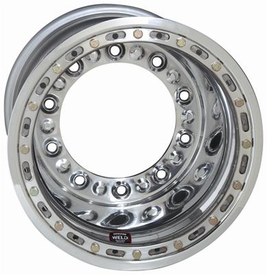 Weld Wide 5 HS Direct Mount 15x14 / 5x10.25 BP / 5in. BS Polished Assembly - Outer Beadlock thumbnail 2