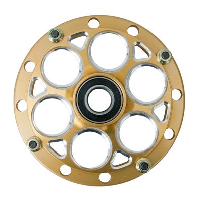 Weld 10in. Magnum Hub-Short w/Brake MT - Black