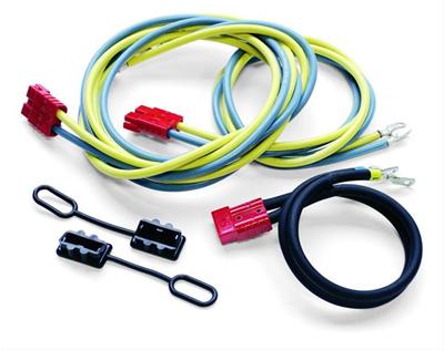 Warn 50 Amp Quick-Connect Wiring Kits 70918 Winch Kit, Front, Quick-Connect, amp, 6-gauge, Gray/Yellow, Kit