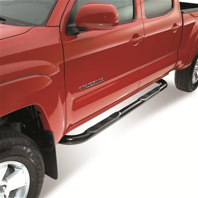 Westin Signature Series Step Bars for 2005-2021 TACOMA - 25-2675 Bars, Nerf Bars, Series, Steel, Black Powdercoated, 3 in. Diameter, Toyota, Pair