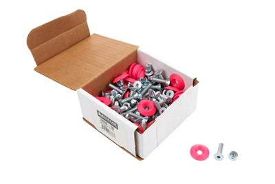 Allstar Countersunk Bolt Kit Pink 50pk Allstar Countersunk Bolt Kit Pink 50pk
