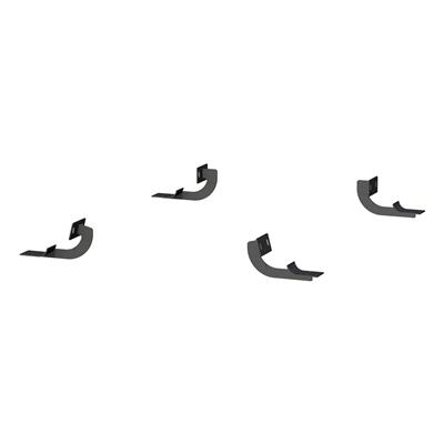Aries Automotive 6 in. Oval Side Bar Mounting Brackets for 1997-2003 F-150, 2004 F-150 HERITAGE, 1997-1999 F-250 - 4506 Step Brackets, Oval, Ford, Kit thumbnail 2