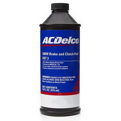Acdelco 10 4110 Acdelco Dot 3 Gmw Brake And Clutch Fluid Summit Racing