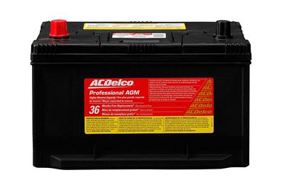 Acdelco Battery Application Chart