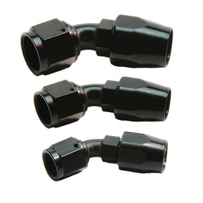 Aeromotive Hose End - AN-06 - 45 Deg