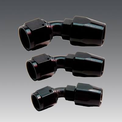 Aeromotive Hose End - AN-08 - 45 Deg