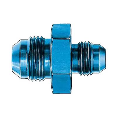 Aeroquip Reducers FBM2160 Fitting, Reducer, AN to AN, Straight, Aluminum, Blue Anodized, -8 AN, -6 AN, Each thumbnail 2