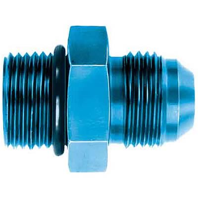 Aeroquip Reducers FBM2955 Fitting, Adapter, AN to Straight Cut, Straight, Aluminum, Blue Anodized, -12 AN, -12 AN, Each thumbnail 2