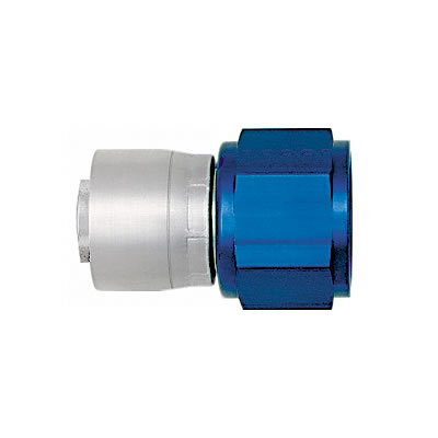 Aeroquip Crimp Hose Ends FBM4214 Fitting, End, AQP Hose, Straight, -10 AN to Female -10 AN, Aluminum, Natural/Red, Each