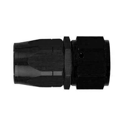Aeroquip Reusable Hose Ends FBM4412 Fitting, End, AQP/StartLite Hose, Straight, -6 AN to Female -6 AN, Aluminum, Black, Each