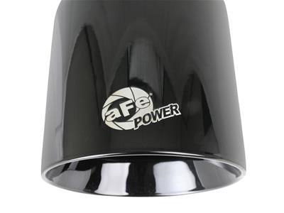aFe MACH Force-Xp 409 SS Clamp-On Exhaust Tip 2.5in. Inlet / 4.5in. Outlet / 9in. L - Black thumbnail 5