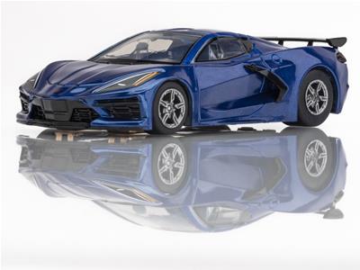 AFX Racing 22094 AFX Racing Chevy Corvette C8 Riptide Blue Mega G+