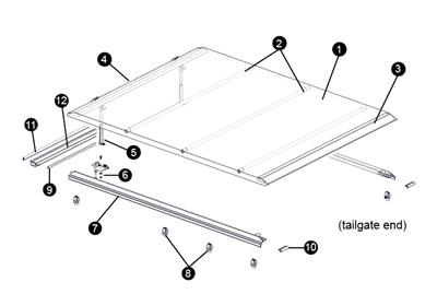 Access Tonneau 30978 Access Replacement Tonneau Cover Bows Summit Racing