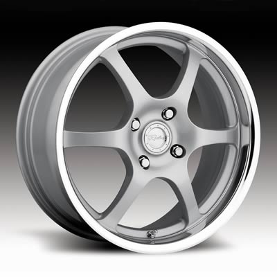 Raceline TYPE126 Mirror Silver Wheel 17x7 5 4x100mm