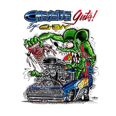 Rat Fink 8121L Chevelle Guts Rat Fink T-Shirt | Summit Racing
