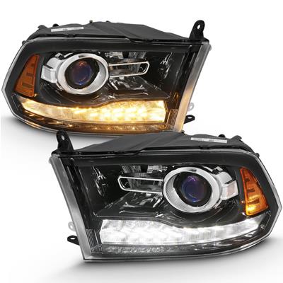 Anzo USA 111439 Anzo Projector Plank Style Switchback Headlights