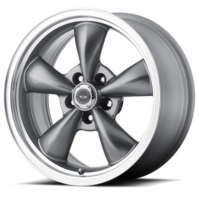 American Racing AR105 M Torq-Thrust Anthracite Wheels 16x7 Wheel, M, Aluminum, Gloss Gray, 16 in. x 7.0 in., 5 x 100mm Bolt Circle, 5.380 in. Backspace thumbnail 2