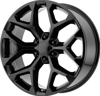 OE Creations PR176 Gloss Black Wheels