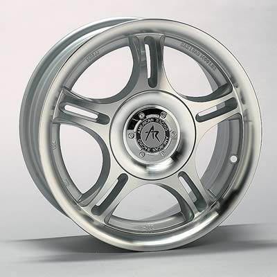American Racing Euro Silver Estrella Wheel 14x6 4x100mm Set of 4 