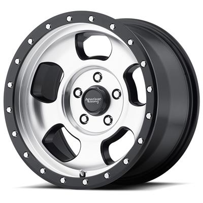 American Racing AR969 Ansen Off-Road Satin Black Wheels with Machined Face