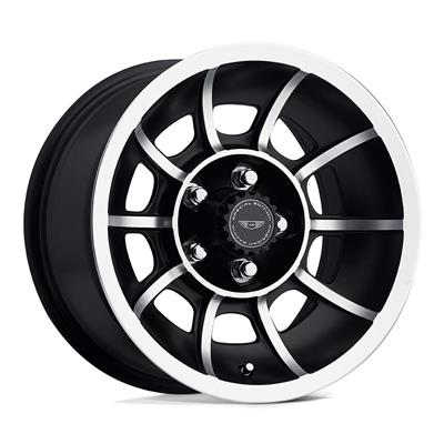American Racing VN475765B American Racing VN47 Vector Satin Black