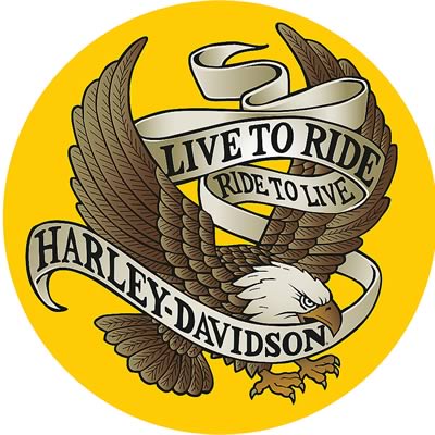 Summit Gifts 2010231 Harley-Davidson® Live To Ride Embossed Signs