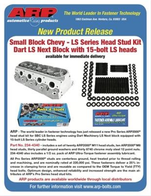 ARP SBC Dart LS Next 15-Bolt Head Stud Kit thumbnail 2