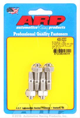 ARP 5/16-24 X 1.450 Starter Nose SS Hex Water Pump Pulley Stud Kit thumbnail 2
