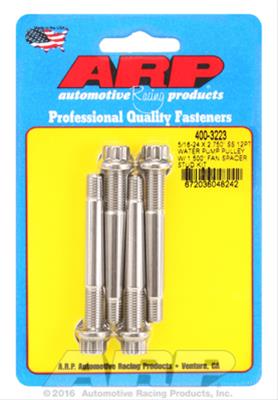 ARP 5/16-24 X 2.750 SS 12pt water pump pulley w/ 1.500in fan spacer stud kit thumbnail 2