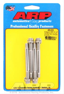 ARP 5/16-24 X 3.250 SS 12pt water pump pulley w/ 2.000in fan spacer stud kit thumbnail 2