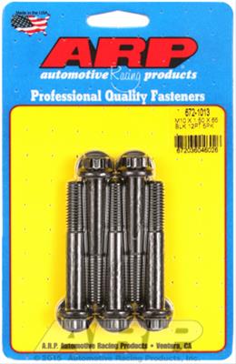 ARP M10 x 1.50 x 65mm 12pt Black Oxide Bolts (5/pkg) thumbnail 2