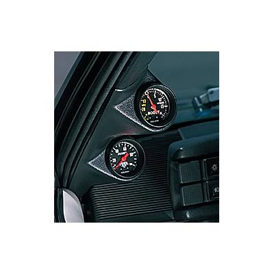 Autometer 05-06 Chevrolet Cobalt (SS) 2dr ONLY Black 52mm Dual Pillar Gauge thumbnail 2