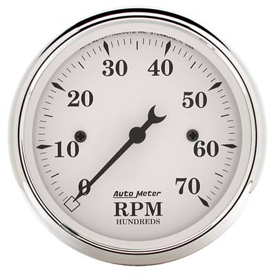 Autometer 3 1/8 inch 7000rpm Old Tyme Tachometer