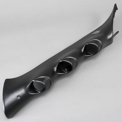 Autometer 07-12 Chevy Silverado/Duramax / 07-12 GMC Sierra/Duramax w/ Speaker Blk Triple Pillar Pod thumbnail 2