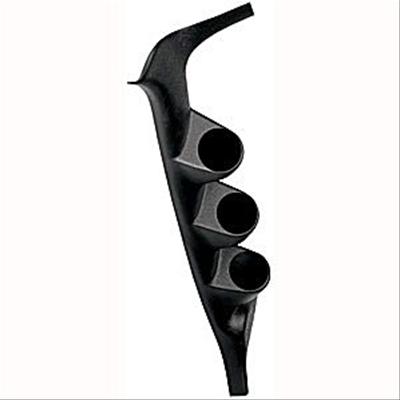 Autometer 92-97 Ford F Series (exc 97 F-150) Triple Pillar - Black thumbnail 2