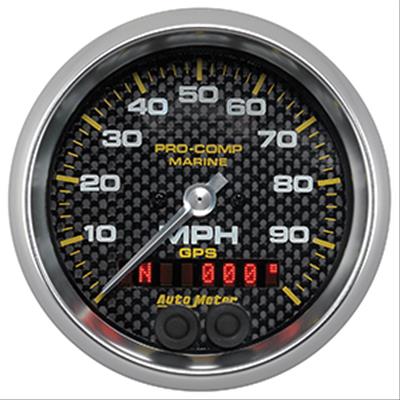 Auto Meter Marine 200636-40 AutoMeter Pro-Comp Marine GPS Speedometers ...