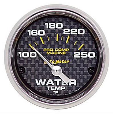 Auto Meter Marine 200762-40 AutoMeter Pro-Comp Marine Carbon Fiber ...