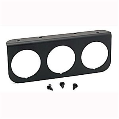 Autometer 2-1/16in Black 3-Hole Gauge Panel
