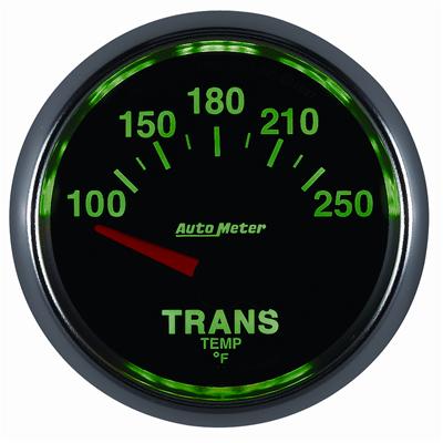 Autometer GS 52mm 100-250 Degree F Short Sweep Electronic Transmission Temperature Gauge thumbnail 2
