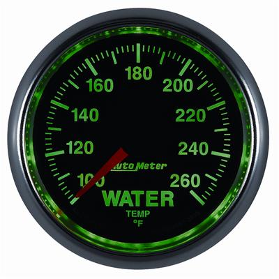 Autometer GS 100-260 degree Electronic Water Temperature Gauge thumbnail 2