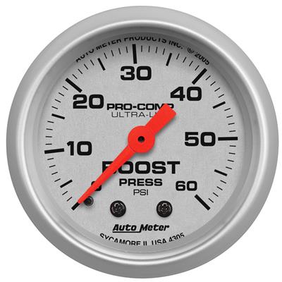 AutoMeter 4305 AutoMeter Ultra-Lite Analog Gauges | Summit Racing