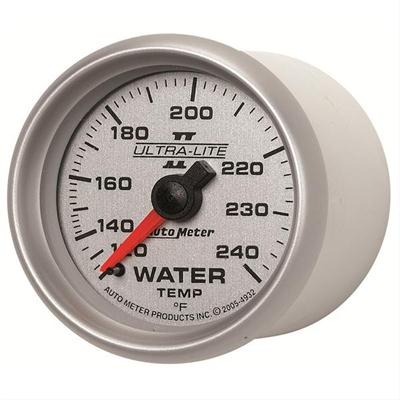 Auto Meter 4332 Ultra-Lite 2-1//16 120-240 F Mechanical Water Temperature Gauge