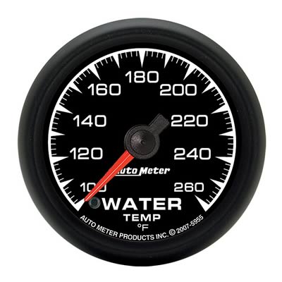 Autometer ES 52.4mm 100-260 deg. F Water Temperature Gauge thumbnail 3