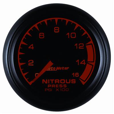 Autometer ES 52mm Full Sweep Electric 0-1600 PSI Nitrous Pressure Gauge thumbnail 2