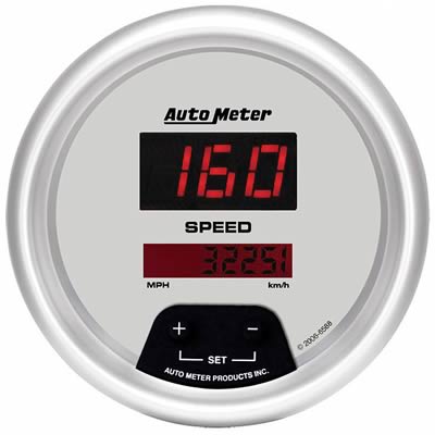 Autometer Ultra-Lite 3 3/8in 160 MPH Digital Speedo Gauge