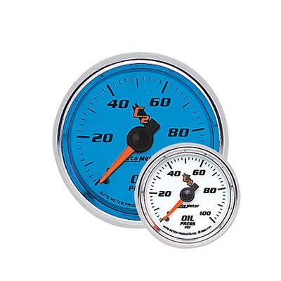 Autometer C2 52mm Mechanical 0-100 PSI Oil Pressure Gauge thumbnail 2