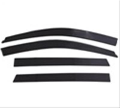 Auto Ventshade Low-Profile Ventvisors 774075 Side Window Visors, Low-Profile, Acrylic, Matte Black, Front and Rear, Chevrolet/GMC, Silverado/Sierra, Crew Cab, Set of 4 thumbnail 2