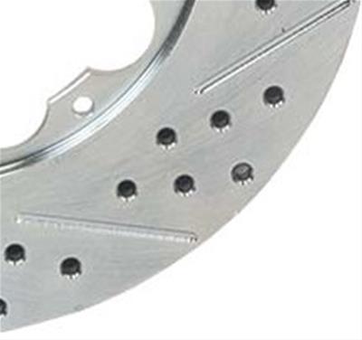 Baer Brakes Replacement Brake Rotors 6919272 Rotor, Replacement, Vented, Center, Cross-Drilled/Slotted, 13.85 in. OD, Iron, Zinc Plated, Outer Ring of 2-Piece, Left, Each thumbnail 2