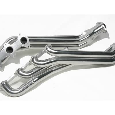 BBK Full Length Headers Silver Ceramic Coated 1 5 8 Primaries 16410 