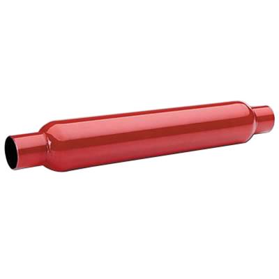 Flowtech Red Hots Steel 2.25 Inch Muffler 50251FLT Muffler, Hots, 2 1/4 in. Inlet/2 1/4 in. Outlet, Steel, Each thumbnail 3